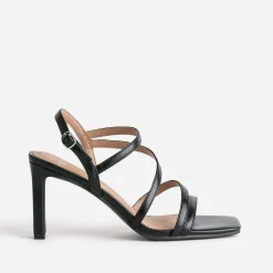 Sandale TEXTO noire à talon