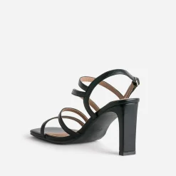 Sandale TEXTO noire à talon