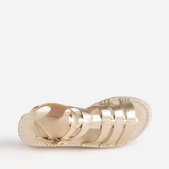 Sandale-spartiate TEXTO dorée