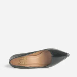 Stiletto TEXTO noir éco-conçu en cuir