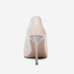 Stiletto TEXTO nude verni à talon miroir