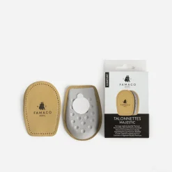 Talonnettes FAMACO beiges en cuir