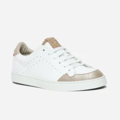 Tennis 1927 blanche femme en cuir éco-conçu