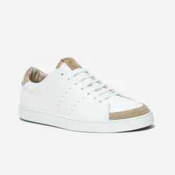 Tennis 1927 blanche homme en cuir éco-conçu (43 à 45)