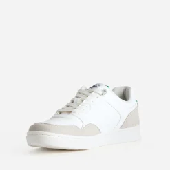 Tennis BEVERLY HILLS POLO CLUB blanche et vert détail vert