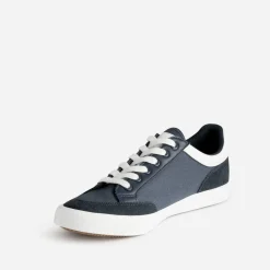 Tennis bleu marine en toile