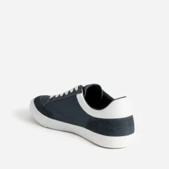 Tennis bleu marine en toile