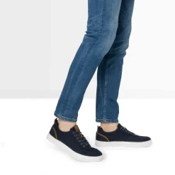 Tennis bleu marine en toile