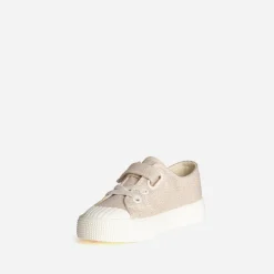 Tennis BUGGY dorée toile lacet élastiqué