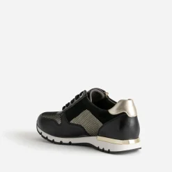 Tennis CAPRICE noire et dorée