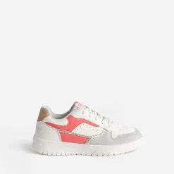 Tennis CHIPIE blanche, grise et rose