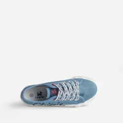 Tennis CHIPIE bleue en toile à plateforme