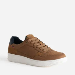 Tennis cognac suédé