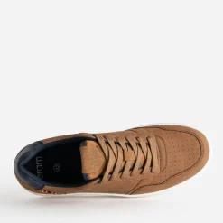 Tennis cognac suédé