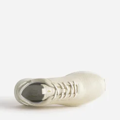 Tennis compensée TBS beige cuir