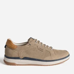Tennis FLUCHOS taupe cuir détails marine