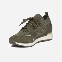 Tennis kaki tricotée