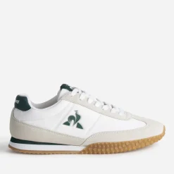 Tennis LE COQ SPORTIF beige et verte