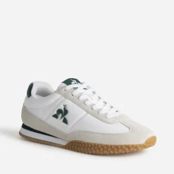 Tennis LE COQ SPORTIF beige et verte