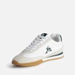 Tennis LE COQ SPORTIF beige et verte