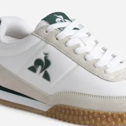Tennis LE COQ SPORTIF beige et verte