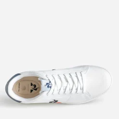 Tennis LE COQ SPORTIF blanche cuir logo tricolore