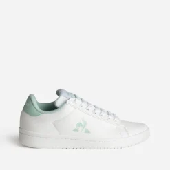 Tennis LE COQ SPORTIF blanche et verte cuir