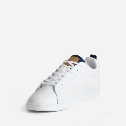 Tennis LE COQ SPORTIF en cuir blanc et camel