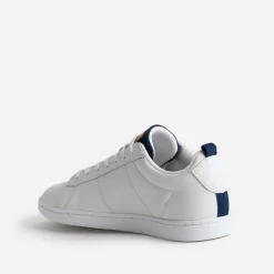 Tennis LE COQ SPORTIF en cuir blanc et camel