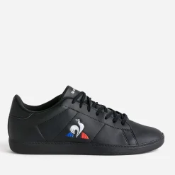 Tennis LE COQ SPORTIF noire logo tricolore brodé