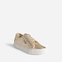 Tennis LE TEMPS DES CERISES dorée toile