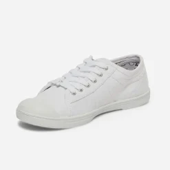 Tennis LE TEMPS DES CERISES blanche en toile