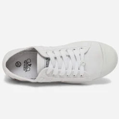 Tennis LE TEMPS DES CERISES blanche en toile