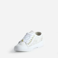 Tennis LE TEMPS DES CERISES écru et or