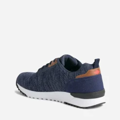 Tennis LEE COOPER marine chiné en mesh