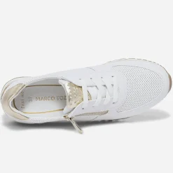 Tennis MARCO TOZZI blanc et argenté