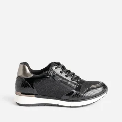 Tennis noire et bronze bi matière