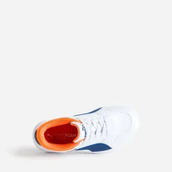 Tennis PUMA blanche, bleue, orange