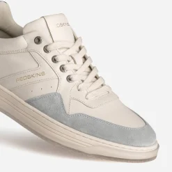 Tennis REDSKINS beige et grise cuir