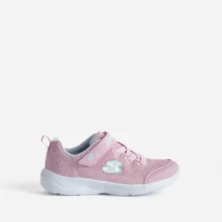 Tennis SKECHERS rose mesh pailleté