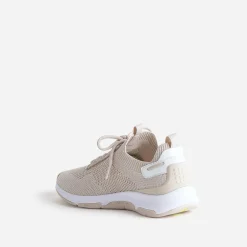 Tennis TBS beige effet tricoté