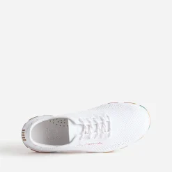 Tennis TBS blanche en mesh semelle camouflage