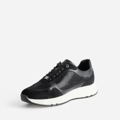 Tennis TBS noire en cuir