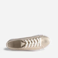 Tennis TEXTO dorée à semelle épaisse