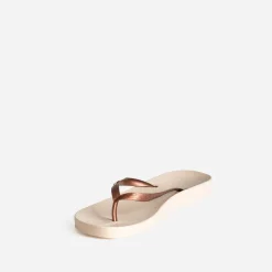 Tong IPANEMA beige brides marron