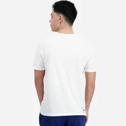 T-shirt LE COQ SPORTIF écru détails sport