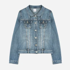 Veste en jean TEXTO bleu délavé