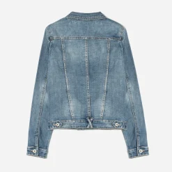 Veste en jean TEXTO bleu délavé