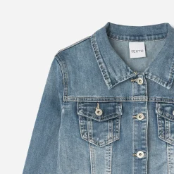 Veste en jean TEXTO bleu délavé