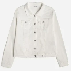 Veste TEXTO blanche en jean